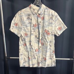 American Eagle Outfitters Tropical Print Shirt